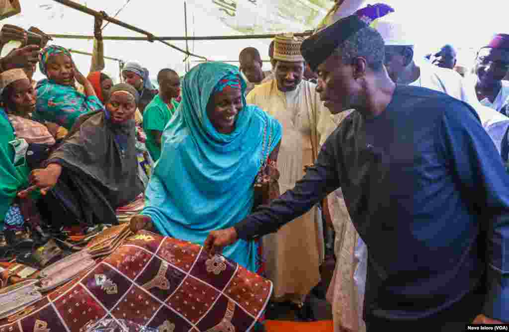 Mataimakin shugaban Najeriya Yemi Osinbajo Lokacin Da Ya kai Ziyarar Aiki Kano