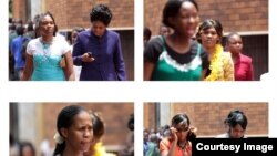 All the 11 wives of jailed Pastor Gumbura attended the sentencing Monday and were seen discussing the way forward after he was sent behind bars. (Picture: Courtesy Image)
