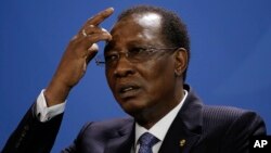 Chad's parliament votes in support of a new constitution, May 1, 2018, that would abolish the prime minister and allow the longtime President Idriss Deby to serve two more terms.