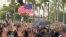 Người biểu tình Hong Kong nói lời cảm ơn với Tổng thống Mỹ Donald Trump, tháng 11/2019