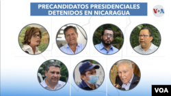 De los 40 presos políticos que hay en Nicaragua, 7 eran aspirantes a la presidencia. [Foto: VOA]