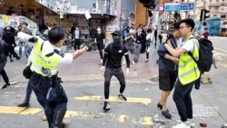 Journée violente à Hong Kong