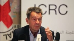 FILE - Peter Maurer, president of the International Committee of the Red Cross.
