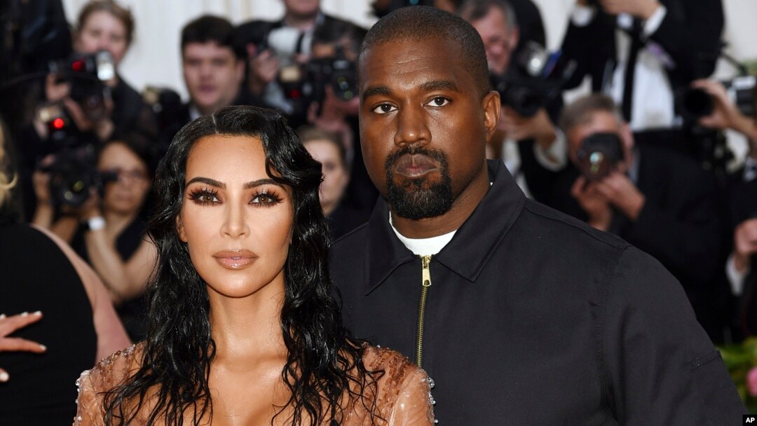 Kim Kardashian West, left, and Kanye West attend The Metropolitan Museum of Art's Costume Institute benefit gala celebrating the opening of the "Camp: Notes on Fashion" exhibition on May 6, 2019, in New York.