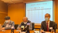 香港民意研究所2月2日公佈最新兩岸領導人民望調查，台灣總統蔡英文的得分持續高於中國國家主席習近平（攝影：美國之音湯惠芸）