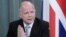 British Foreign Minister William Hague speaks during a press conference in Moscow, Russia, May 28, 2012.