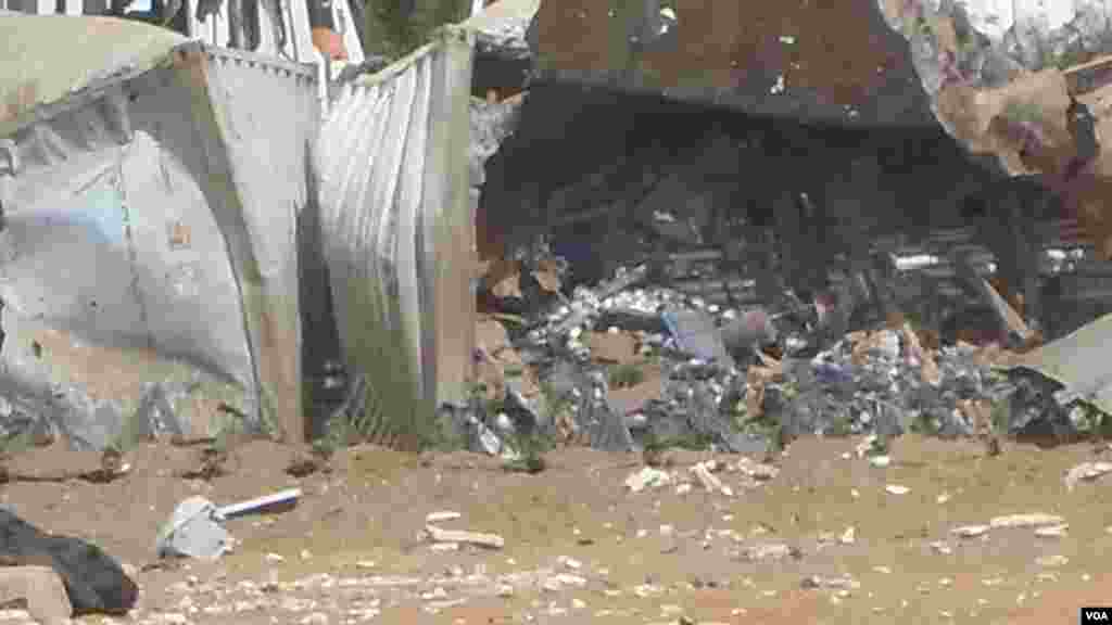 Les Impact après les attaques terroriste au mali, un Casque bleu chinois et trois civils ont perdus leurs vies le 1 juin 2016.