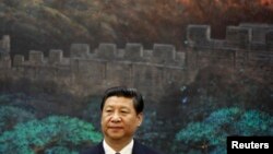 China's President Xi Jinping at the Great Hall of the People in Beijing, May 6, 2013. 