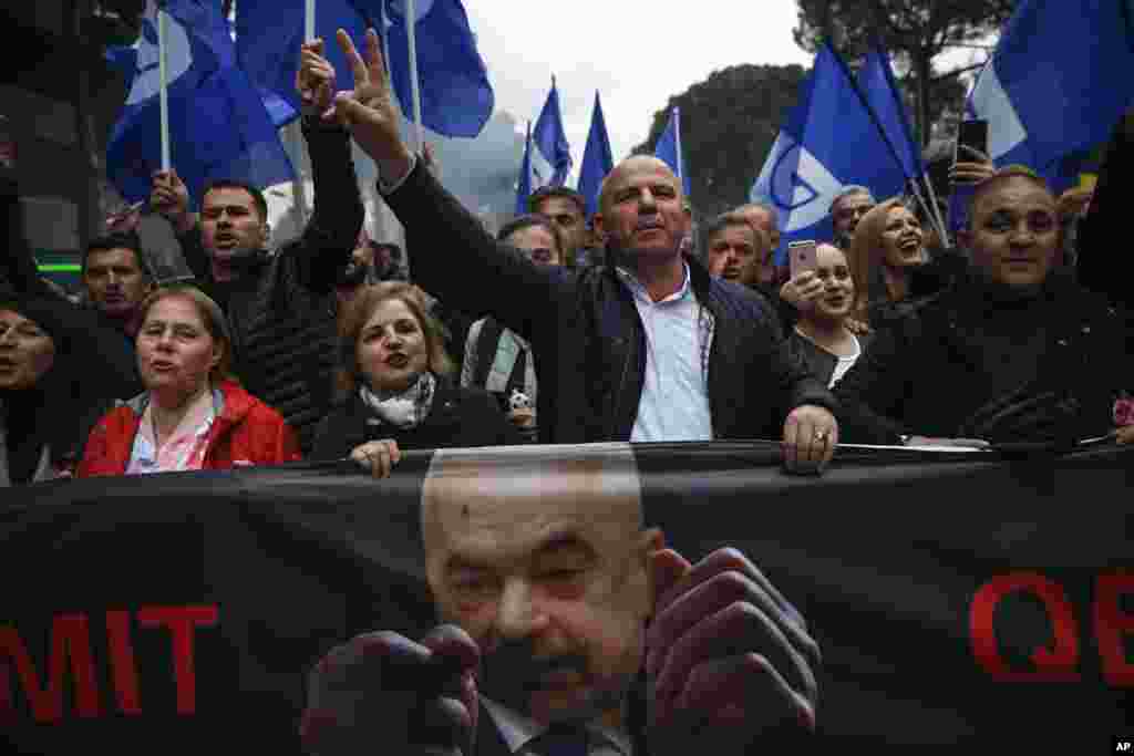 Albania Protest