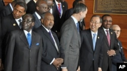 President Robert Mugabe at the AU