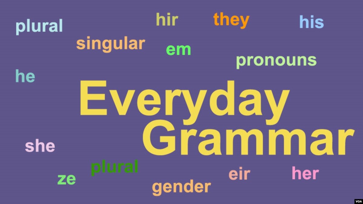 Gender Neutral Pronouns Chart