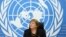 U.N. High Commissioner for Human Rights Michelle Bachelet attends a news conference at the European headquarters of the United Nations in Geneva, Switzerland, Dec. 9, 2020. 