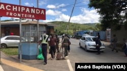 Fronteira da Machipanda entre Mocambique e Zimbabwe