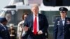 FILE - President Donald Trump walks from Marine One helicopter to board Air Force One at Andrews Air Force Base, Md., April 18, 2019.