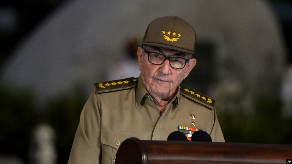 Lãnh đạo Cuba Raúl Castro phát biểu tại một sự kiện hồi tháng 1/2019