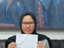 Wakil Koordinator Bidang Advokasi Kontras, Yati Andriyani. (VOA/Fathiyah Wardah)