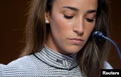 Gimnastičarka Aly Raisman​ svjedoči na Capitol 15. septembra 2021.