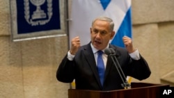 PM Israel Benjamin Netanyahu dikecam oleh berbagai kalangan atas rencana pembebasan tahanan Palestina tahap kedua (foto: dok). 