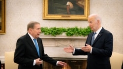 Edmundo González se reunió con el presidente Joe Biden en Washington DC.
