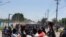 Demonstrators and disgruntled police officers protest in Port-au-Prince, Haiti, March 17, 2021. 