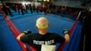 FILE - A Parkinson's patient waits for his training session in the ring during his Rock Steady Boxing session in Costa Mesa, California, Sept. 16, 2013. 