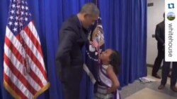 "Little Miss Flint" conheceu Obama pessoalmente e a reacção foi esta