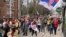 Serbia, Cacak, students in protest on their way to Cacak (Foto: Fonet/Nebojša Ilić)