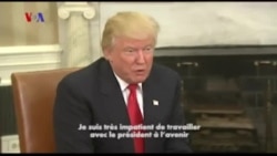 Trump se dit impatient de recevoir "les conseils" d'Obama (Vidéo)