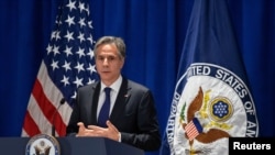 US Secretary of State Anthony Blinken in NY Press Conference