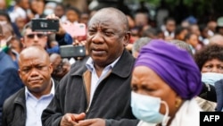 Le président sud-africain Cyril Ramaphosa.