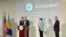 Američki senatori tokom konferencije za novinare u Sarajevu.