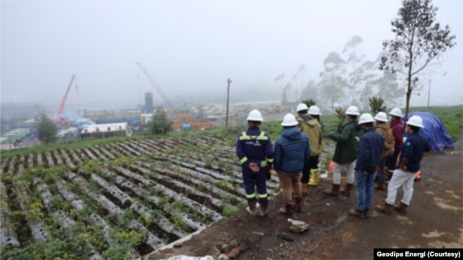Lokasi proyek pengembangan PLTP di Dieng. (Foto Geodipa Energi)