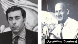 حبیب محمدی و بهمن محصص، دو نقاش سرشناس ایرانی از استان گیلان (عکس از خبرگزاری صبا)