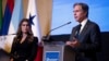El secretario de Estado de EEUU, Antony Blinken, habla durante una conferencia de prensa en los márgenes de una cumbre ministerial sobre migración y protección en Ciudad de Panamá, el miércoles 20 de abril de 2022.