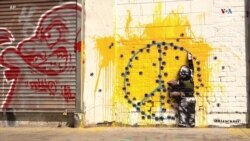 Փողոցային նկարիչները արտահայտում են իրենց անհամաձայնությունը ուկրաինական պատերազմին