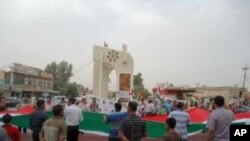 مالکی و ئاڵای کوردستان له‌ خانه‌قین