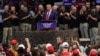 Republican presidential nominee and former U.S. President Donald Trump speaks during a campaign rally in Prescott Valley, Arizona, Oct. 13, 2024. 