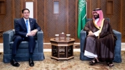 Menteri Luar Negeri AS Marco Rubio bertemu Putra Mahkota Saudi Mohammed bin Salman di Jeddah, Arab Saudi, pada hari Senin (10/3). 