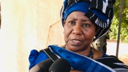 Mariam Sankara, veuve de Thomas Sankara, Ouagadougou, le 11 octobre 2021.
