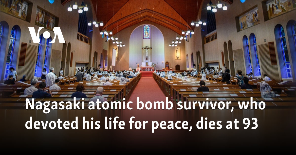 Nagasaki atomic bomb survivor, who devoted his life for peace, dies at 93 