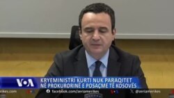 Kryeministri Kurti nuk paraqitet në Prokurorinë e Posaçme të Kosovës
