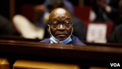 Tsohon Shugaban Afirka ta Kudu Jacob Zuma, zaune a Babbar Kotun Afirka ta Kudu