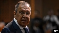 FILE —Russian Foreign Minister Sergei Lavrov attends the G20 foreign ministers meeting in Rio de Janeiro, Brazil, on February 21, 2024.