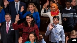 Prestation de serment à la Chambre des représentants, au Capitol à Washington le 3 janvier 2019