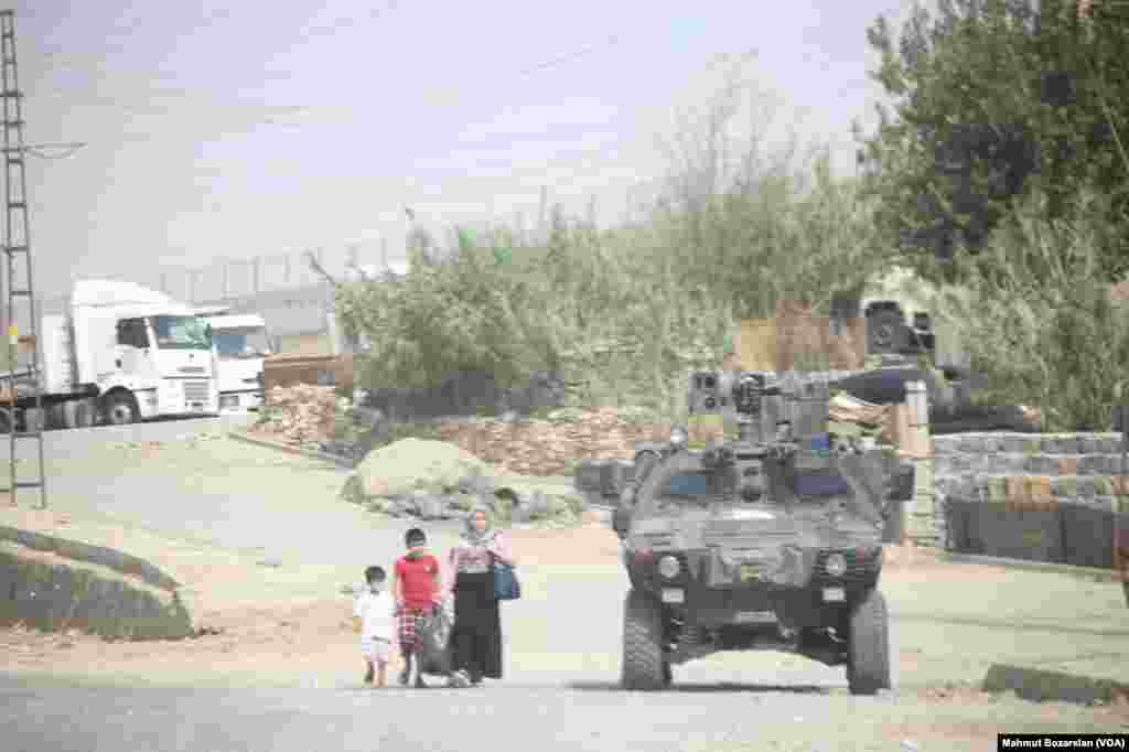 The town of Cizre in southteastern Turkey after weeklong curfew lifted