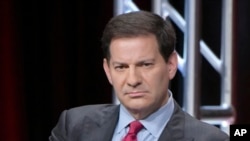 FILE - Mark Halperin participates in a panel discussion during the Showtime Critics Association summer press tour in Beverly Hills, Calif., Aug. 11, 2016. The veteran journalist is apologizing for what he termed "inappropriate" behavior after five women claimed he sexually harassed them while he was a top ABC News executive. 