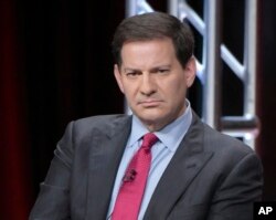 FILE - Mark Halperin participates in a panel discussion during the Showtime Critics Association summer press tour in Beverly Hills, Calif., Aug. 11, 2016.