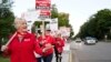 Environ 15.000 infirmiers américains en grève, des hôpitaux paralysés