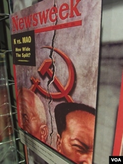 1962年的美国新闻周刊封面 美国之音白桦摄自赫鲁晓夫展览