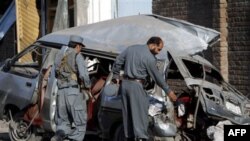 Вибух замінованого мікроавтобуса у Джалалабаді.